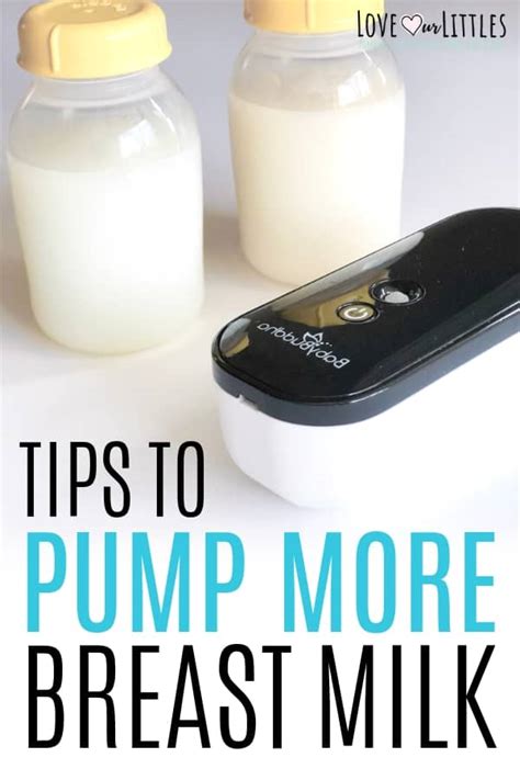how to pump more breast milk
